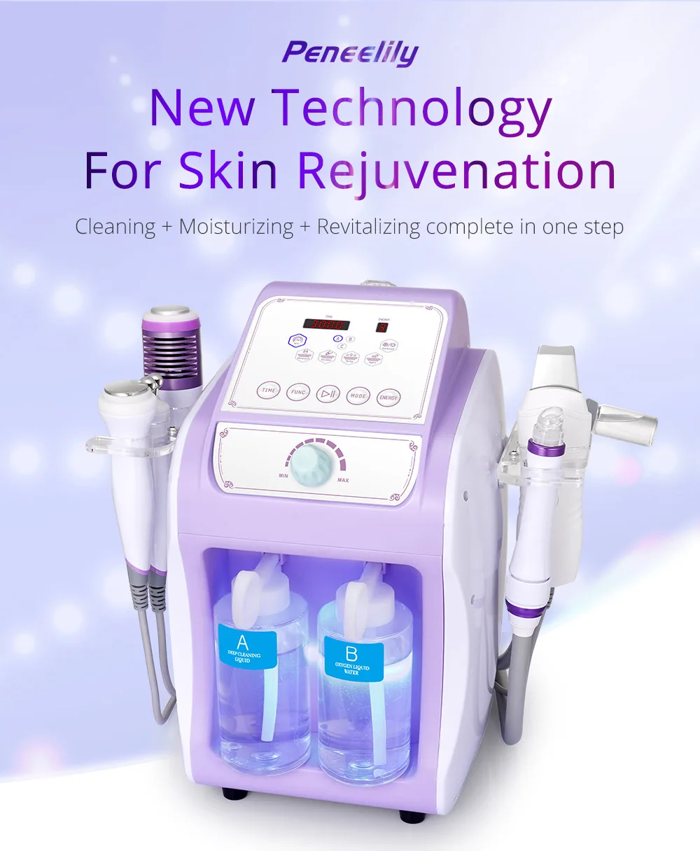 Hydro Ultrasonic Blackhead Removal Skin Scrubber Face Skin Deep Clean Machine Anti Acne Beauty Device