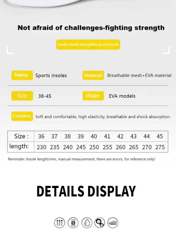 Soft Sport Insoles For Shoes Deodorant Comfortable Running Insole For Feet Men Women Orthopedic Shoe Sole Memory Foam Shoe Pad
