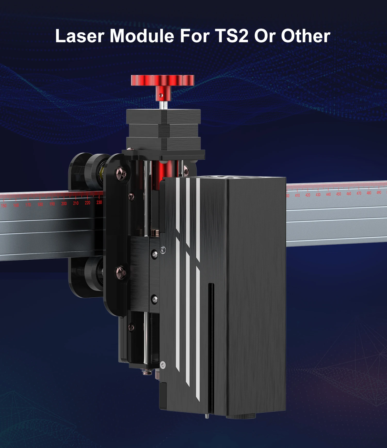Twotrees TS2-10W Laser Engraver Machine 80W 450x450mm Compressed Spot Technology LaserGRBL LightBurn Wifi Horizontal Gyroscope
