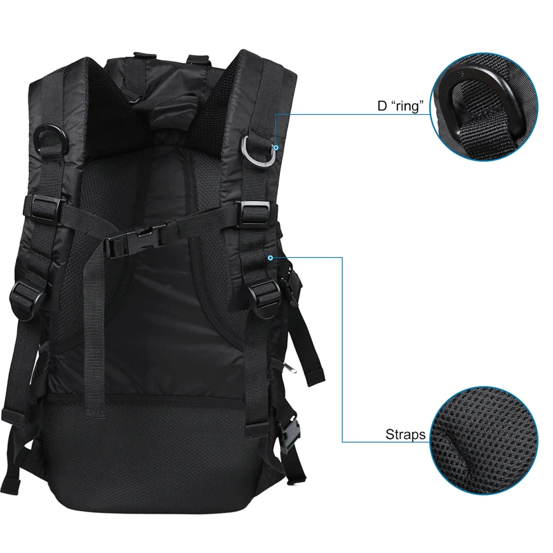 LQARMY Travel Hiking Backpack Trekking Camping Backpacks Waterproof Hiking Daypack Lightweight Outdoor Sport Travel Backpack