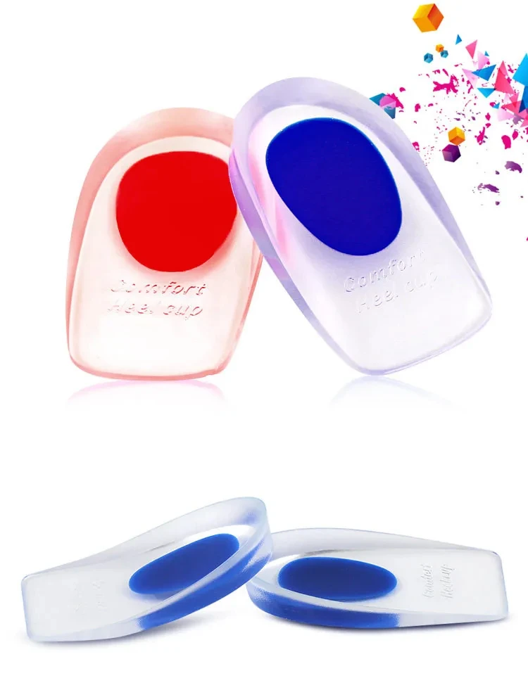 Silicone Gel Orthopedic Insole for Feet Spurs Pain Foot Shoe Insoles Height Increasing Shoe Pads Shock Absorbing Shoe Sole 1Pair