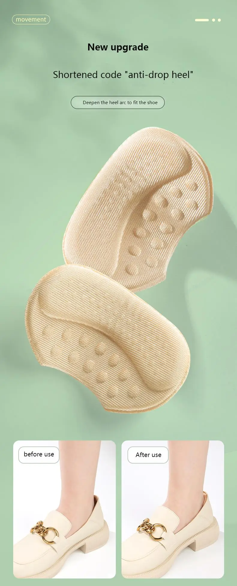 Heel Protectors Sneakers Shoe Pads Loafers Stickers Inserts Adjustable Size Shoes Insoles Foot Pain Relievers Heels Cushion