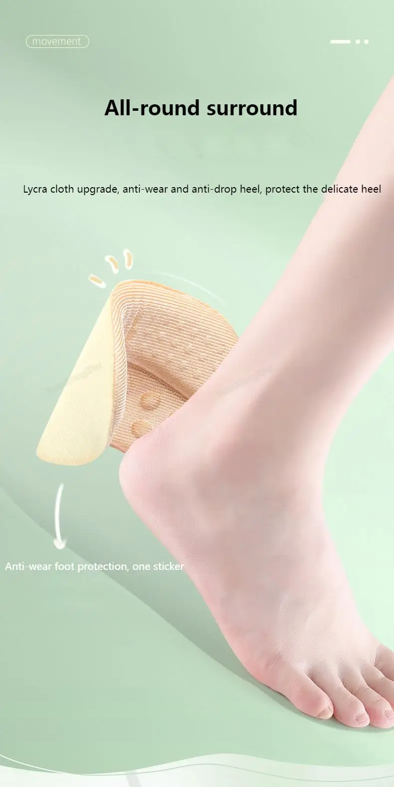 Heel Protectors Sneakers Shoe Pads Loafers Stickers Inserts Adjustable Size Shoes Insoles Foot Pain Relievers Heels Cushion