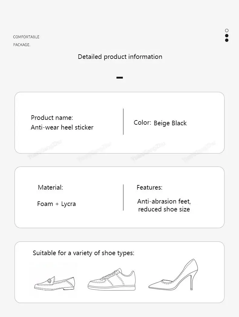 Heel Protectors Sneakers Shoe Pads Loafers Stickers Inserts Adjustable Size Shoes Insoles Foot Pain Relievers Heels Cushion