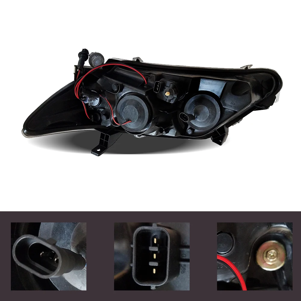 VLAND FOR TOYOTA CAMRY 2009-2011 HEAD LAMP(USA TYPE) Headlights DRL Day Running Light LED Fog Lights Car Accessory Head Lamp