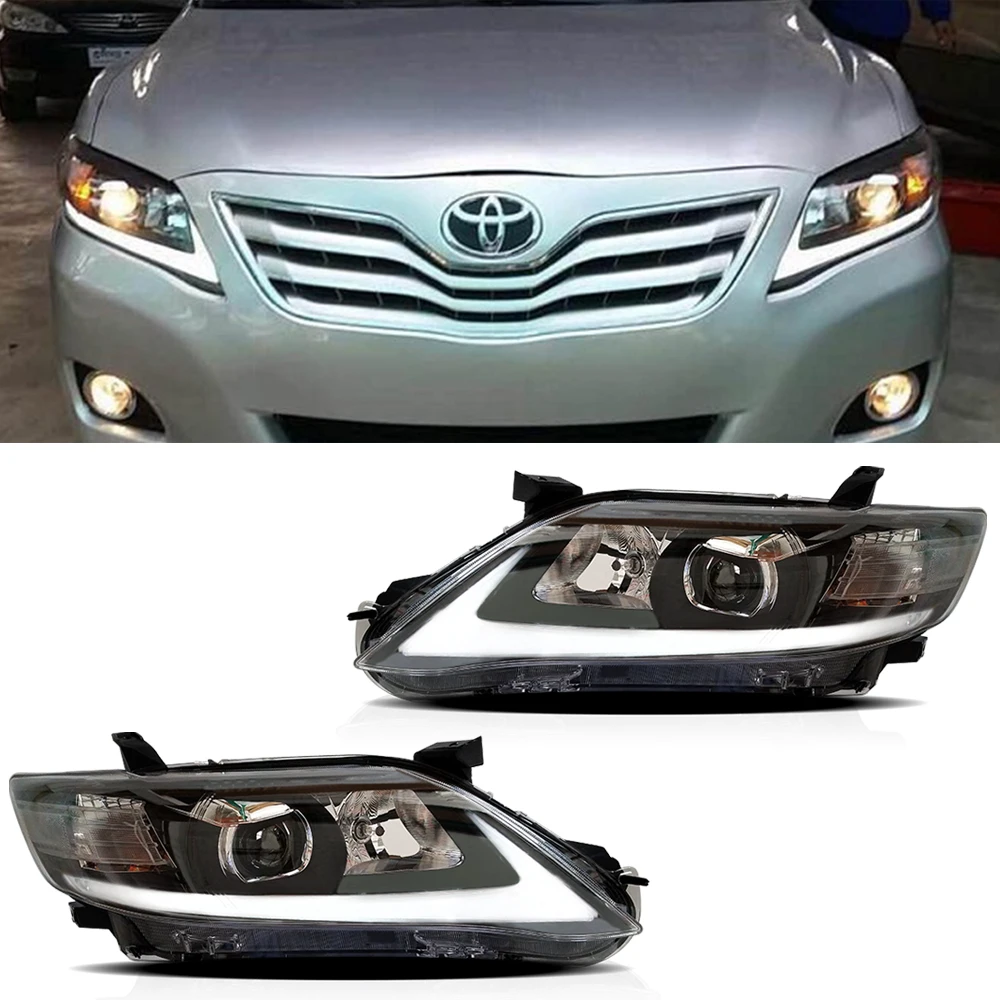 VLAND FOR TOYOTA CAMRY 2009-2011 HEAD LAMP(USA TYPE) Headlights DRL Day Running Light LED Fog Lights Car Accessory Head Lamp