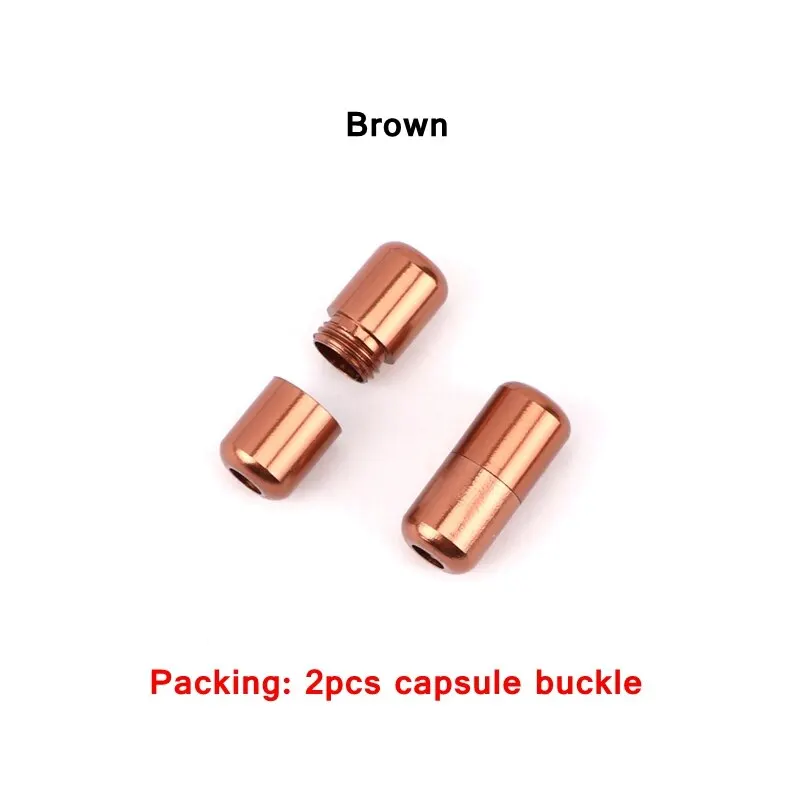 15Color Aluminum capsules Lock Buckle For men and women kids Sneaker Lace Lock buckle Kits Shoelace Lock Accessories Buckle