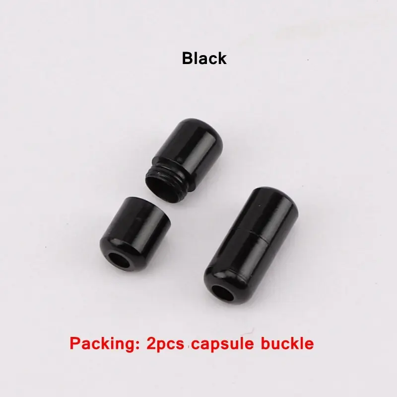 15Color Aluminum capsules Lock Buckle For men and women kids Sneaker Lace Lock buckle Kits Shoelace Lock Accessories Buckle