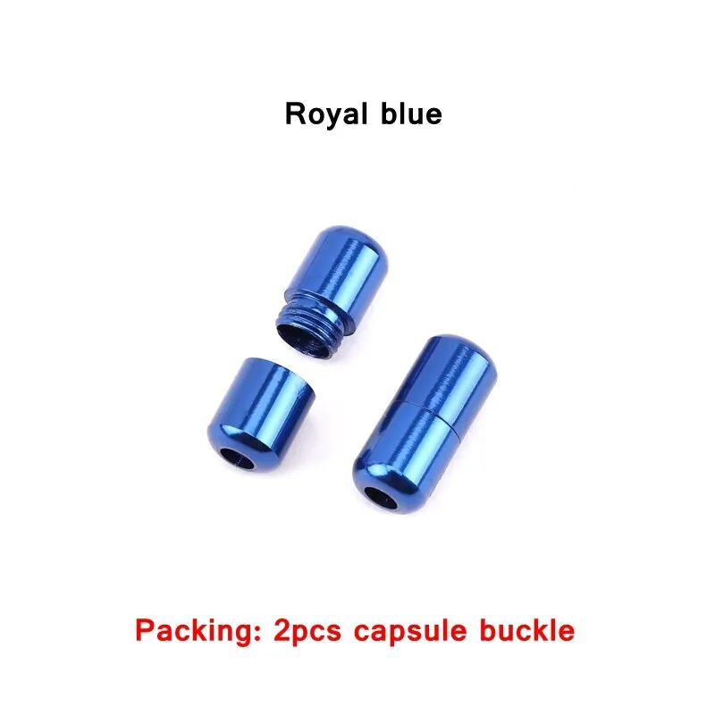 15Color Aluminum capsules Lock Buckle For men and women kids Sneaker Lace Lock buckle Kits Shoelace Lock Accessories Buckle