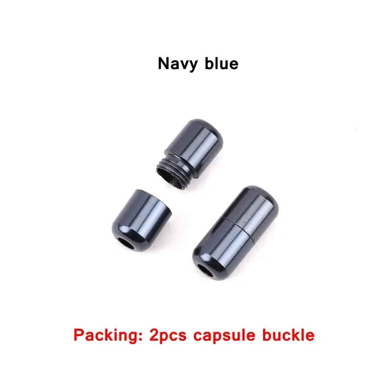 15Color Aluminum capsules Lock Buckle For men and women kids Sneaker Lace Lock buckle Kits Shoelace Lock Accessories Buckle