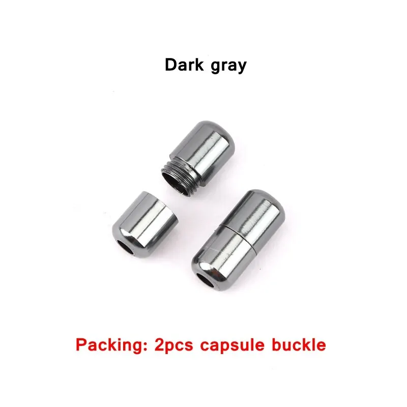 15Color Aluminum capsules Lock Buckle For men and women kids Sneaker Lace Lock buckle Kits Shoelace Lock Accessories Buckle