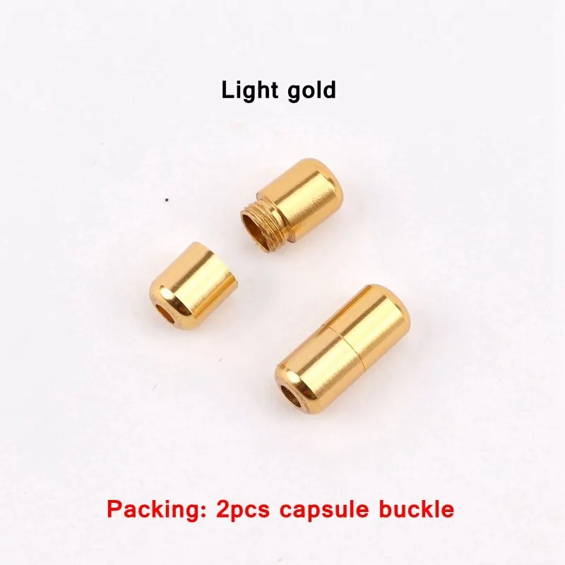 15Color Aluminum capsules Lock Buckle For men and women kids Sneaker Lace Lock buckle Kits Shoelace Lock Accessories Buckle