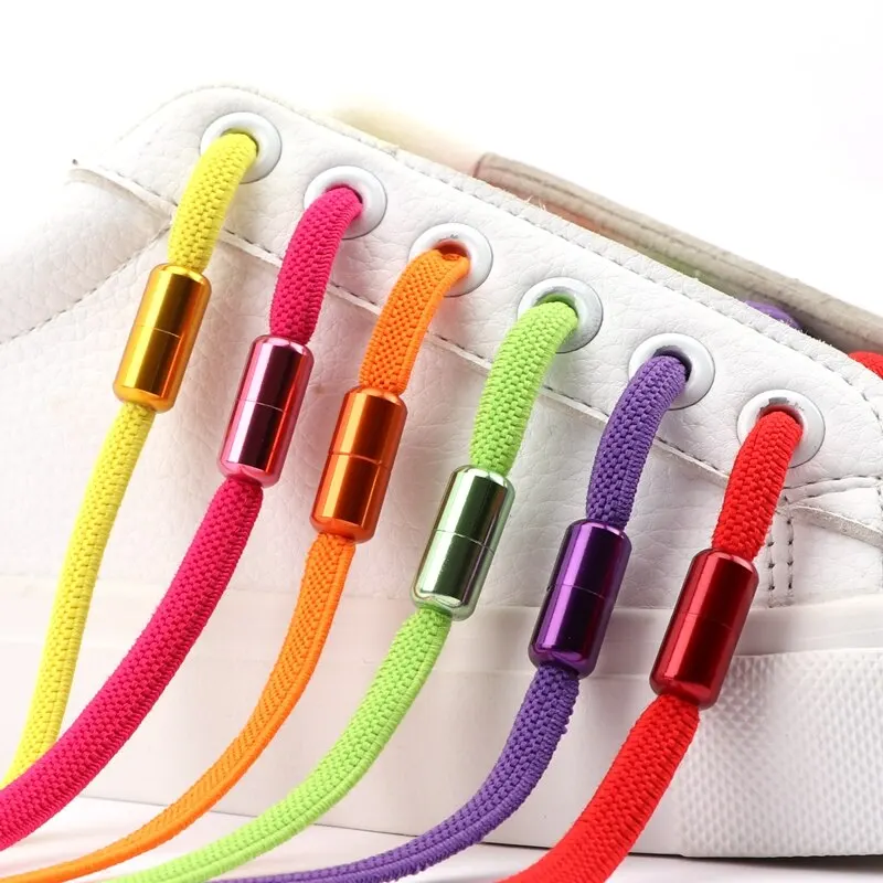 15Color Aluminum capsules Lock Buckle For men and women kids Sneaker Lace Lock buckle Kits Shoelace Lock Accessories Buckle