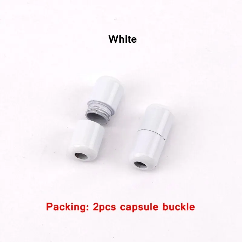 15Color Aluminum capsules Lock Buckle For men and women kids Sneaker Lace Lock buckle Kits Shoelace Lock Accessories Buckle