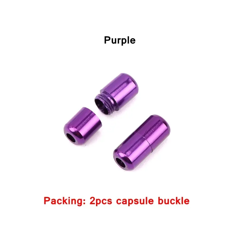 15Color Aluminum capsules Lock Buckle For men and women kids Sneaker Lace Lock buckle Kits Shoelace Lock Accessories Buckle