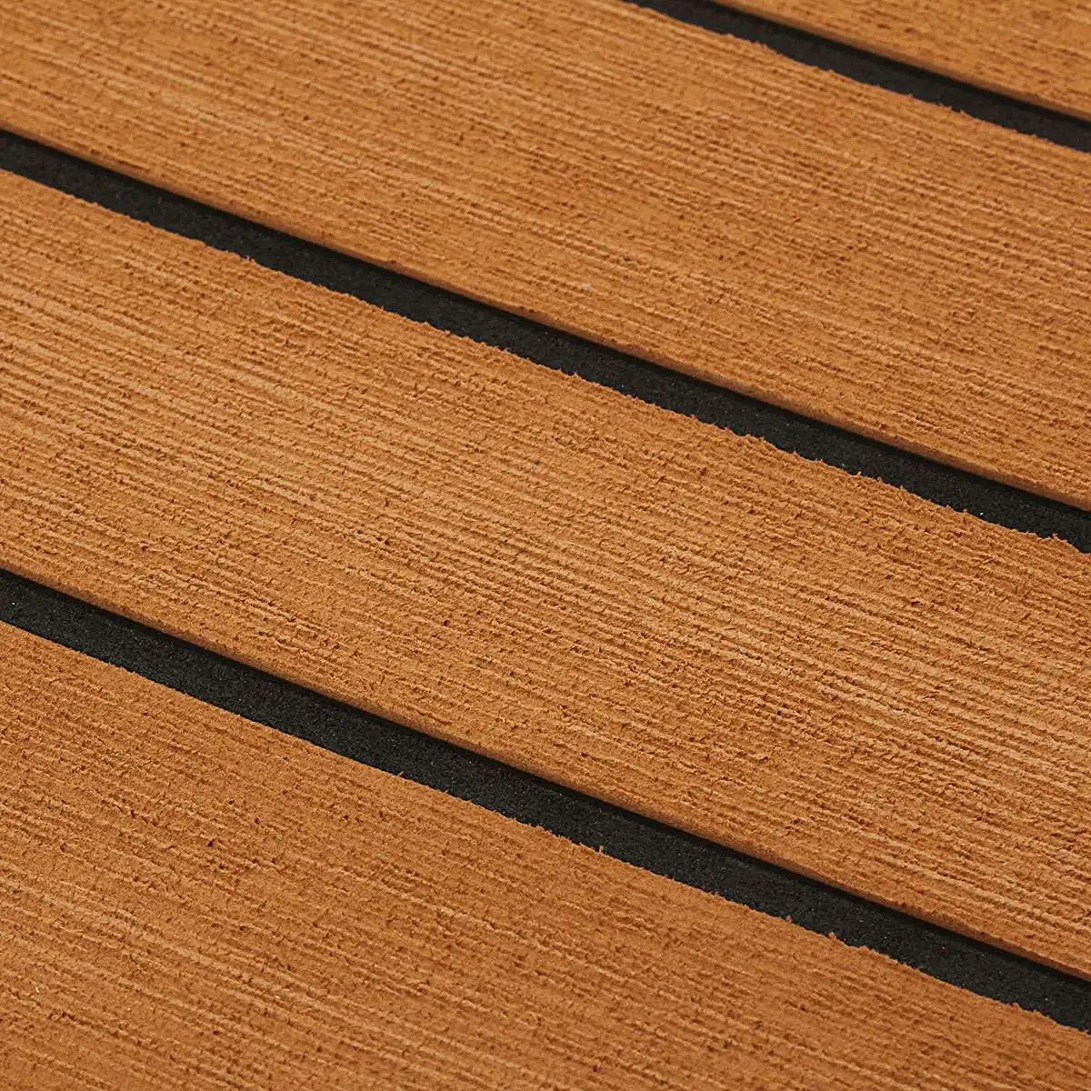2400x900x5mm Self Adhesive Yacht Flooring Self-Adhesive EVA Foam Teak Faux Teak Boat Decking Sheet Brown