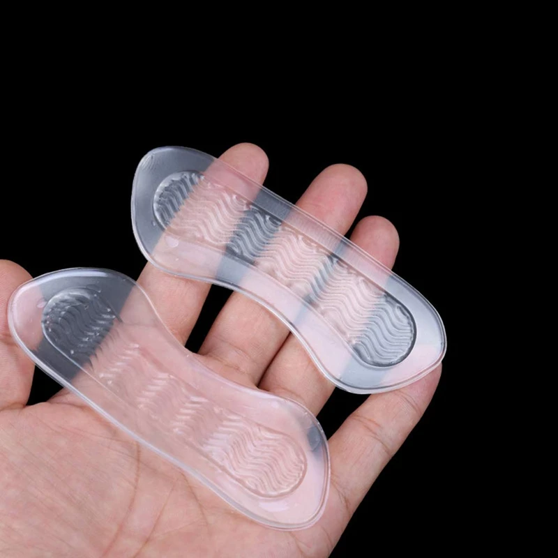 1Pair Silicone heel protectors for womens shoes Heel Inserts protector Foot feet Care Shoe Insert Pad Cushion Silicone insoles