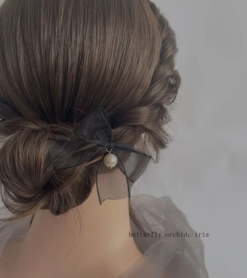Fashion Metal Hair Sticks for Women Shell Hair Clip Minimalist U Shape Hair Bun Maker Headwear Tassel Pearl Pendant Hairpins