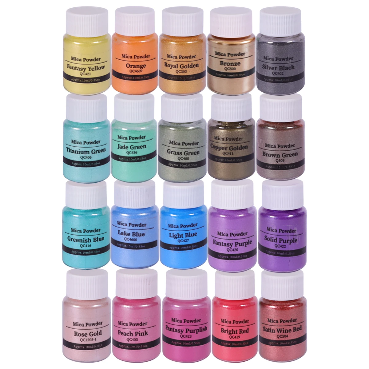 32 Color Mica Powder Epoxy Resin Pigment DIY Resin Mold Colorant Dye Jewelry Making Accessories Epoxy Color Pigment Pearl Powder