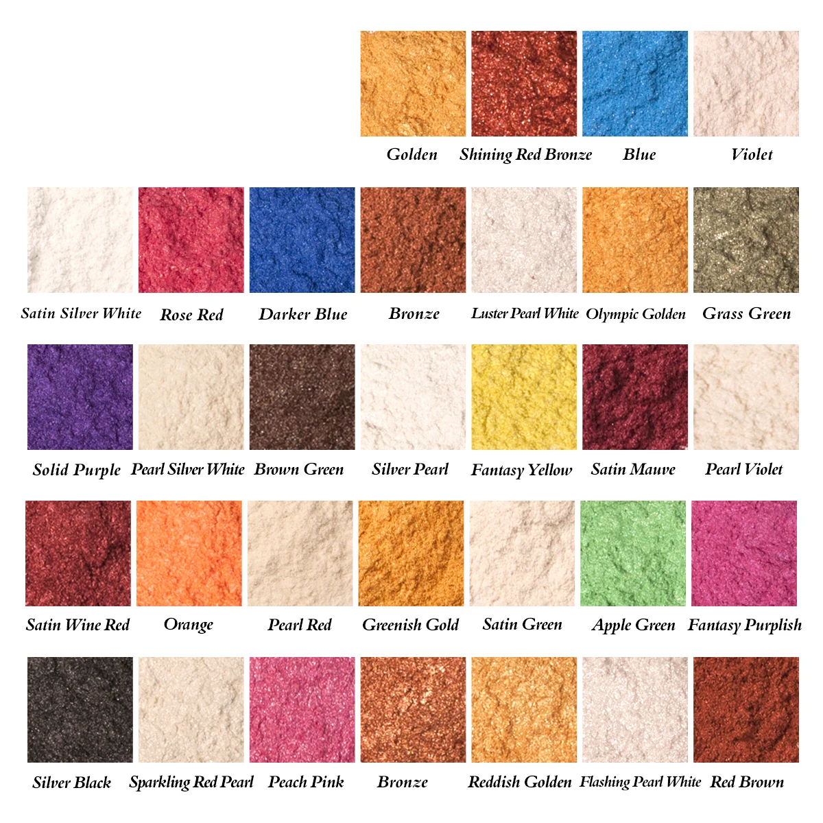 32 Color Mica Powder Epoxy Resin Pigment DIY Resin Mold Colorant Dye Jewelry Making Accessories Epoxy Color Pigment Pearl Powder
