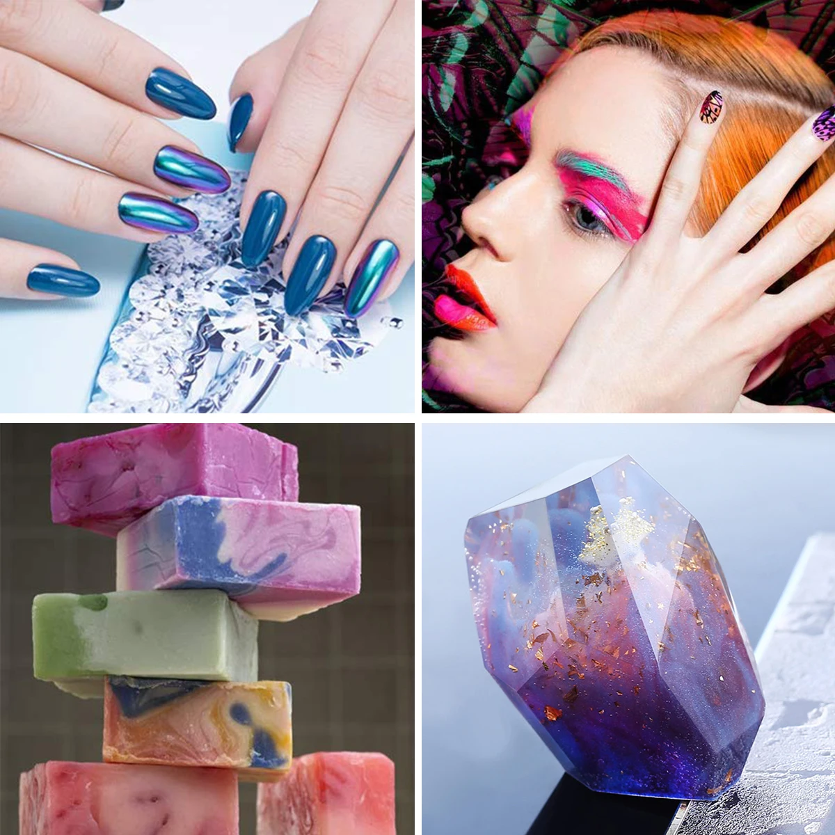 32 Color Mica Powder Epoxy Resin Pigment DIY Resin Mold Colorant Dye Jewelry Making Accessories Epoxy Color Pigment Pearl Powder