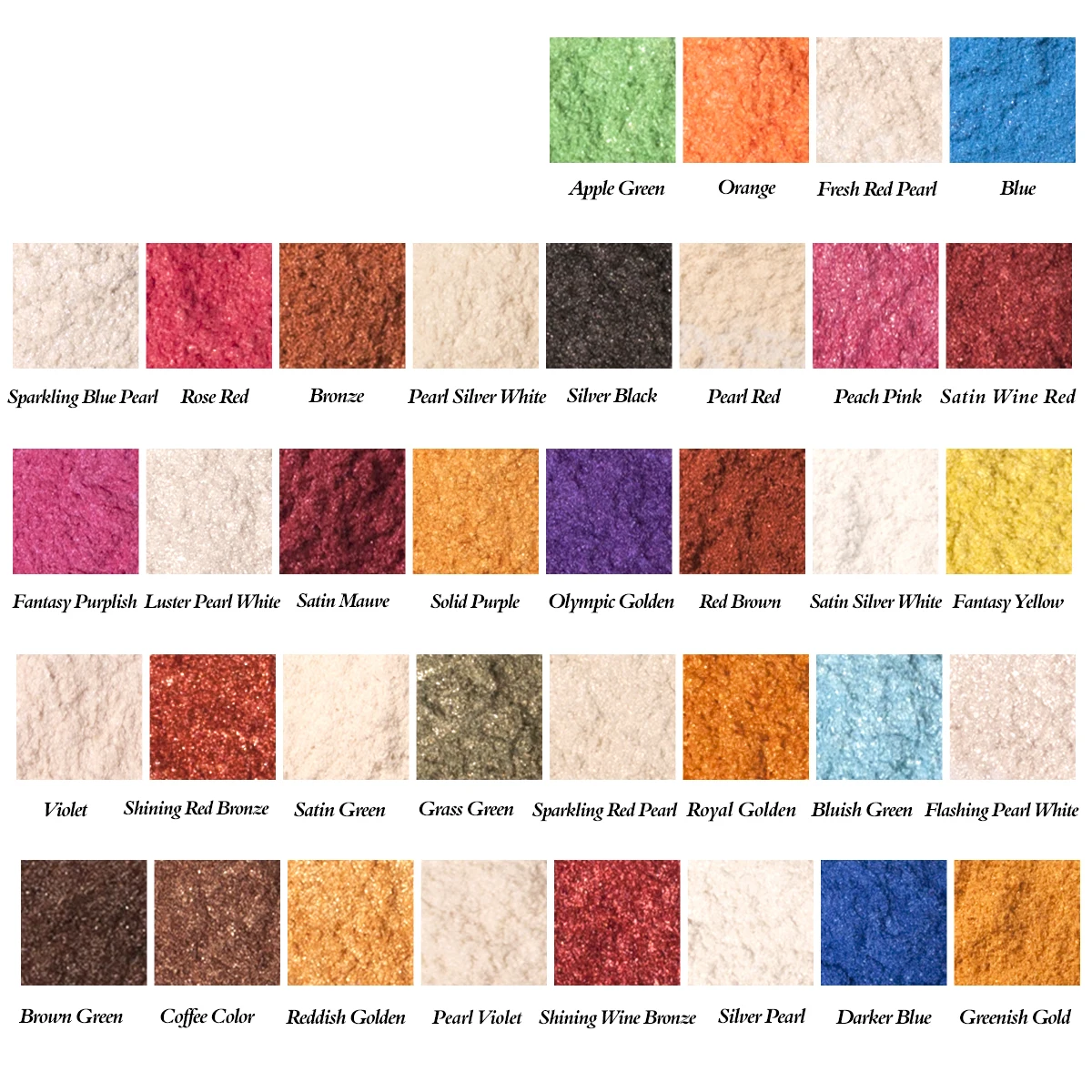 32 Color Mica Powder Epoxy Resin Pigment DIY Resin Mold Colorant Dye Jewelry Making Accessories Epoxy Color Pigment Pearl Powder