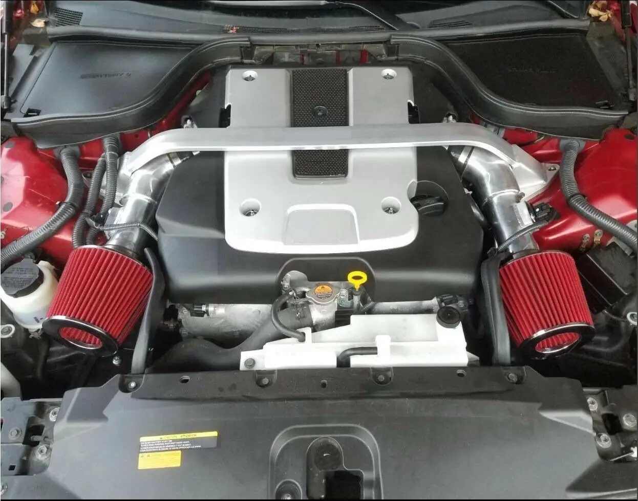 Hot sale Air Intakes Parts High Flow Cold Air Intake System Filter Kit for Infiniti G37 3.7L 08-13 Nissan 370Z 09-16