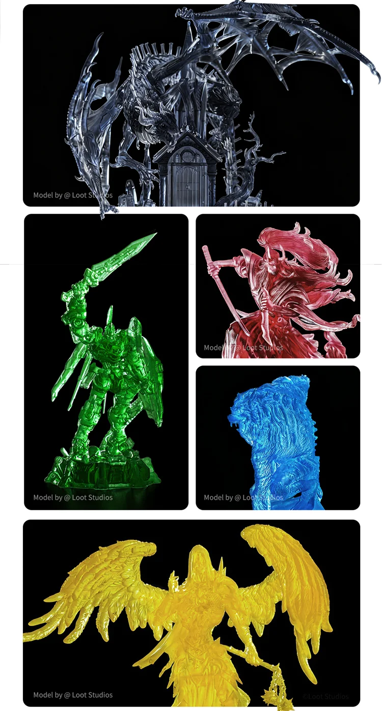ANYCUBIC Water-Wash 10KG 3D Printer Resin Water-Washable High Precision Low odor And Low Viscosity for LCD 3D printer Photon