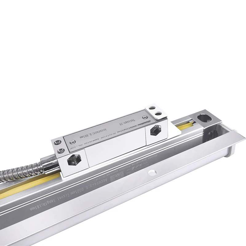 HXX High Precision 0.001mm Linear Scale 1micron DRO Encoder 50 100 150 200 250 300 350 400mm 20x29mm Optical Grating Ruler