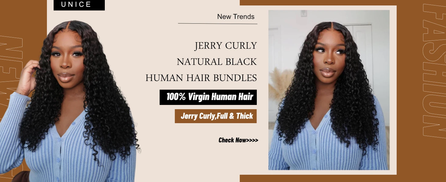 UNice Burmese Curly Hair Bundles 3/4 PCS Lot Unprocessed Natural Color Bundles 100% Human Hair 100Grams Per Bundle