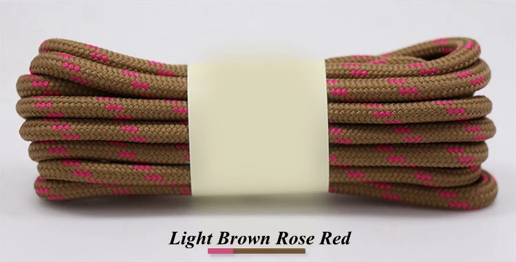 1Pair outdoor sport casual 19Colors round shoelaces hiking slip rope shoe laces sneakers boot shoelaces strings100/120/140/160CM