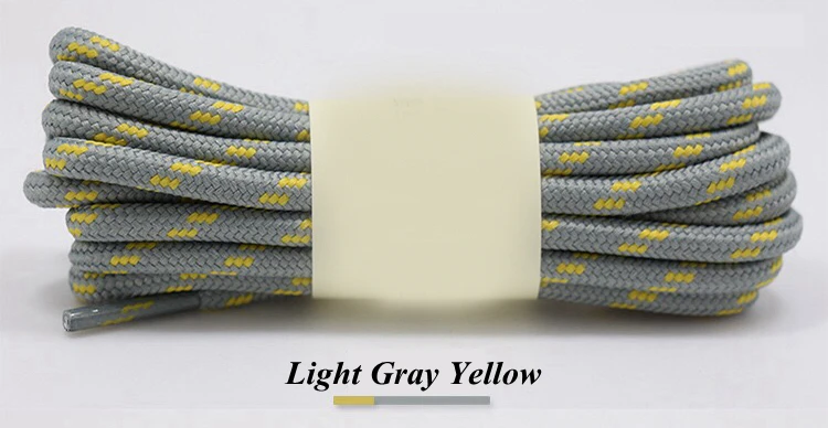 1Pair outdoor sport casual 19Colors round shoelaces hiking slip rope shoe laces sneakers boot shoelaces strings100/120/140/160CM