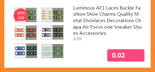 New Diamond Shoe Charms AF1 Sneaker Laces Buckle Quality Metal Shoelaces Decorations Air Force one Shoes Accessories