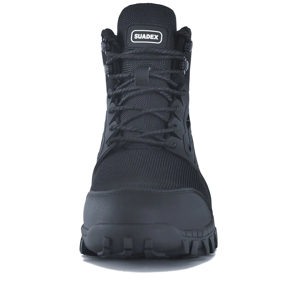 SUADEX S1 Safety Boots Men Work Shoes Anti-Smashing Steel Toe Work Safety Shoes Male Female Boots Anti-slippery EUR Size 37-48