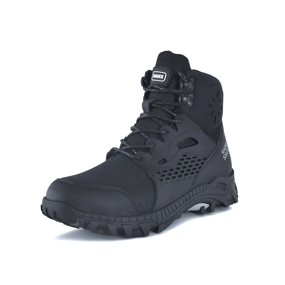 SUADEX S1 Safety Boots Men Work Shoes Anti-Smashing Steel Toe Work Safety Shoes Male Female Boots Anti-slippery EUR Size 37-48