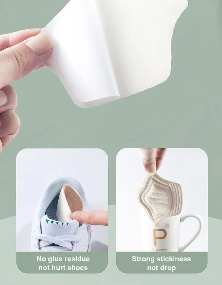 5D Comfort Heel Sticker Shoe Pads Sneaker Men Woman Insoles Anti-wear Feet Heel Protectors Adjust Size Cushion Care Inserts