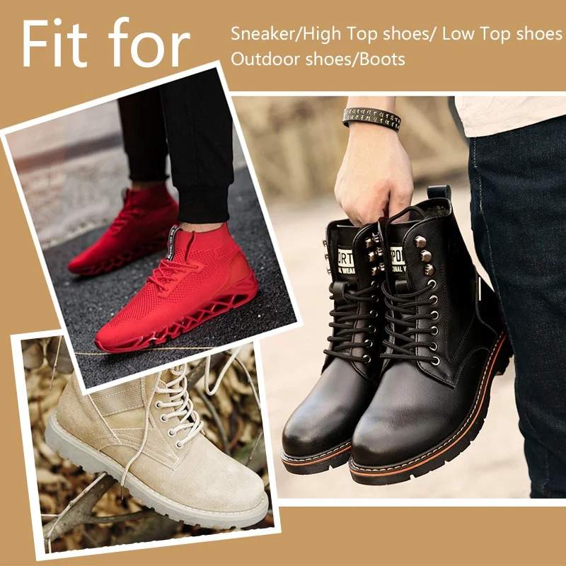 1Pair Outdoor Strong Round Shoelaces Sneaker Shoe laces High Top Walking Hiking Boot Laces Shoes Strings Quality Bold Shoelace