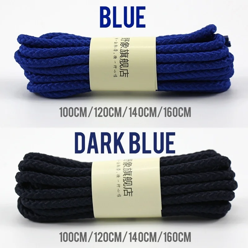 1Pair Outdoor Strong Round Shoelaces Sneaker Shoe laces High Top Walking Hiking Boot Laces Shoes Strings Quality Bold Shoelace