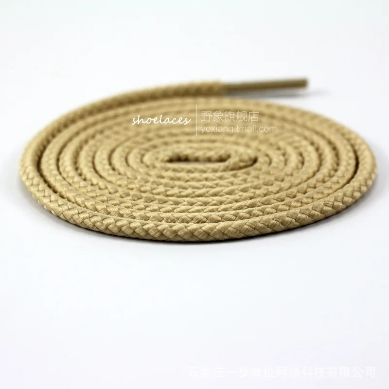 1Pair Outdoor Strong Round Shoelaces Sneaker Shoe laces High Top Walking Hiking Boot Laces Shoes Strings Quality Bold Shoelace