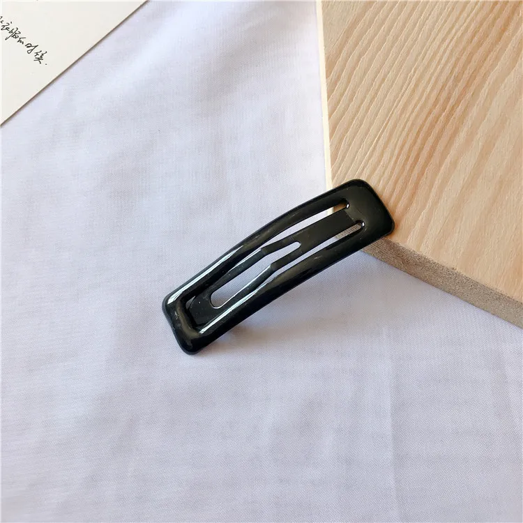 Color Square Candy Hair Clips Alloy Girl Hairpin Summer Cartoon Hairclips BB Clip Fashion Solid color Hair Accessories