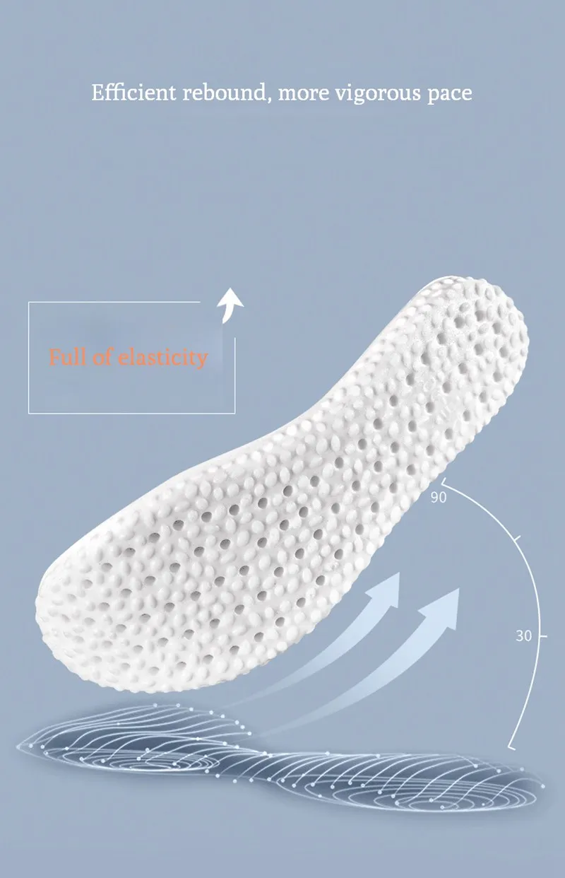 Soft Sports Insole for Shoes Comfortable Plantar Fasciitis Insoles for Feet Man Women Orthopedic Shoe Sole Running Accessories