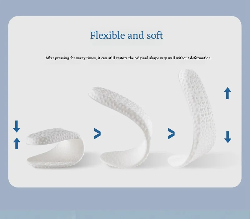 Soft Sports Insole for Shoes Comfortable Plantar Fasciitis Insoles for Feet Man Women Orthopedic Shoe Sole Running Accessories