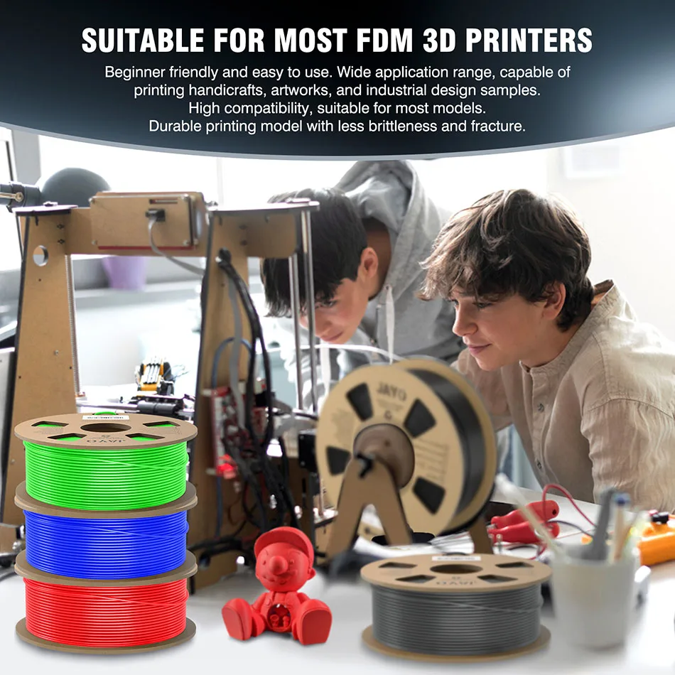 JAYO PLA /PETG/PLAMETA /SILK PLA Plus Filament 1.75mm PLA 3D Filament 1.1KG 10pcs/set 3D Printing Materials For FDM 3D Printer