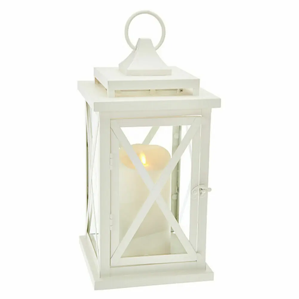 2PCS Flickering Flameless Resin Pillar LED Candle Lights with 6 Hour Timer Outdoor LED Candles Valentine's Day Party Decoration