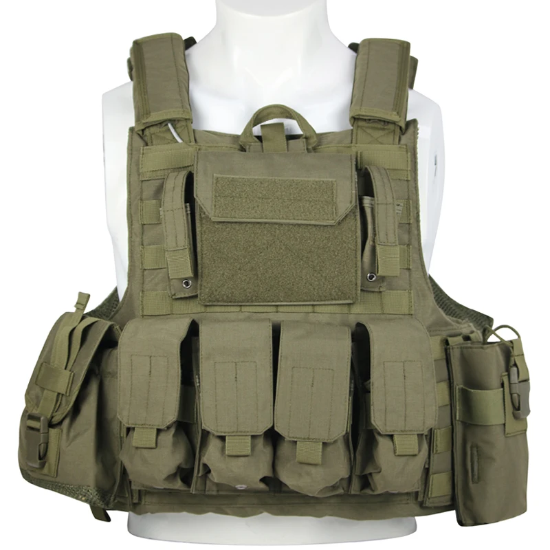 Tactical Vest Outdoor Body Armor Combat Hunting Plate Carrier Molle Vest Airsoft Training Protective Vests