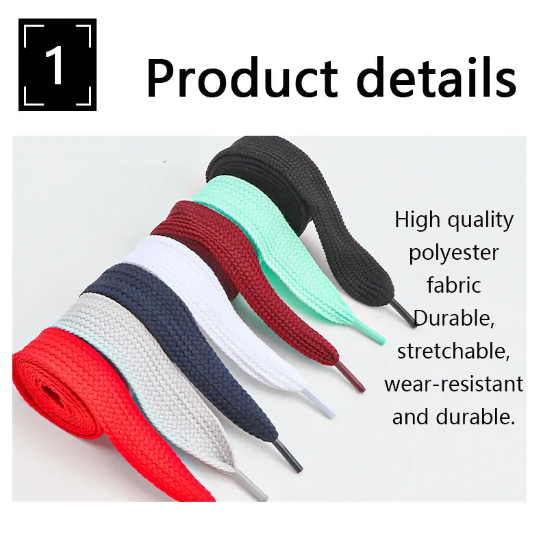 1Pair 2.5cm Wider Laces for Shoes New Sneakers Flat Shoelaces Fashion Rope Shoelace 100/120/140/160CM Shoes Accessories