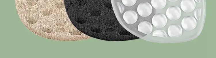 Silicone Forefoot Cushion Particle Massage Soft Half Insoles Women Shoes Pad Foot Care Products Sandals Heels Non-slip Feet Pads