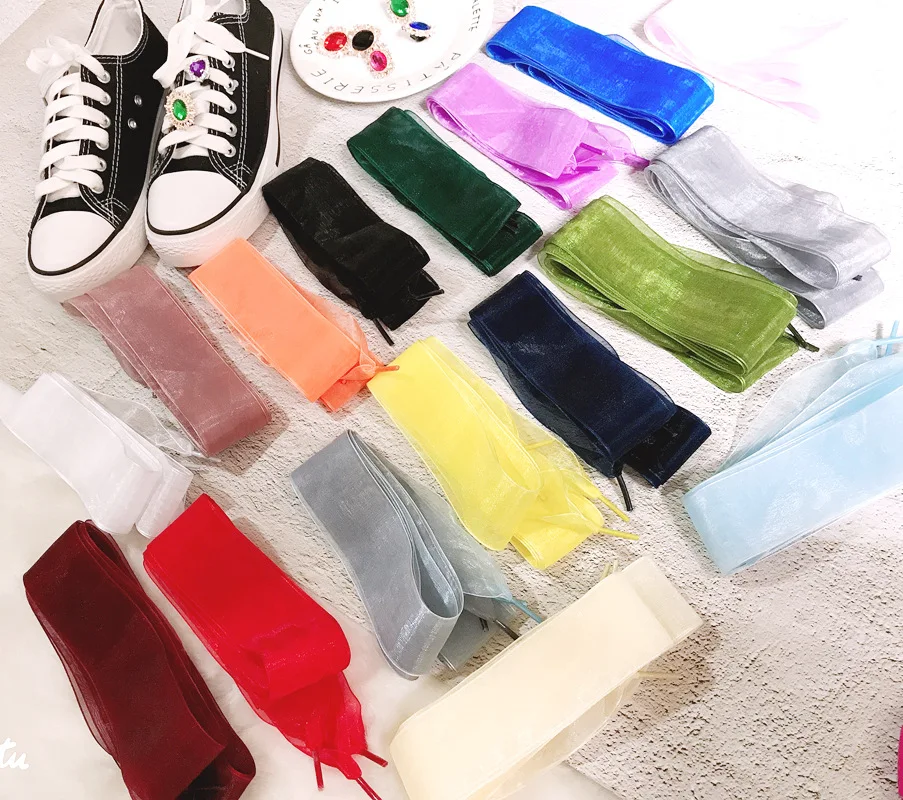 DIY Shoelaces Decoration Metal Snow yarn Shoelace Diamond letters Shoe Accessories Shiny Rhinestones Shoes Decorative Accessory