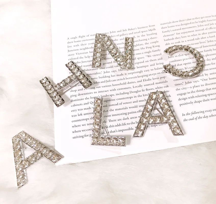 DIY Shoelaces Decoration Metal Snow yarn Shoelace Diamond letters Shoe Accessories Shiny Rhinestones Shoes Decorative Accessory