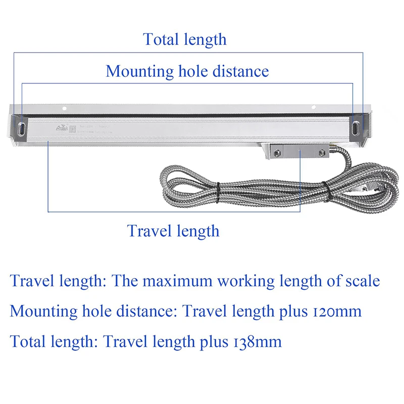 HXX GCS906 2 Axis 3 Axis LCD DRO Kit Milling Lathe Grider Digital Readout Display with 5um/1um Linear Scale Ruler Encoder